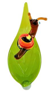 Orchideenstab, Blatt mit Schnecke -bunt- (normale Ausf.)